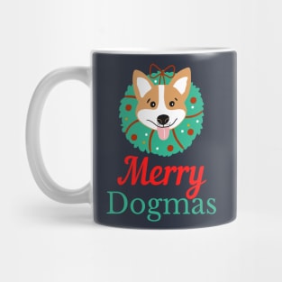 Merry Dogmas | Cute Christmas Dog Mug